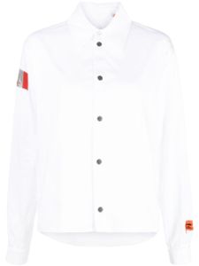 Heron Preston chemise en coton à patch logo - Blanc