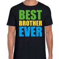 Best brother ever / Beste broer ooit fun t-shirt zwart heren