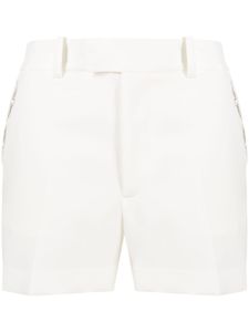 Zadig&Voltaire short à ornements strassés - Blanc