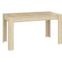 The Living Store Eettafel Sonoma eiken - 140 x 74.5 x 76 cm - Stabiel