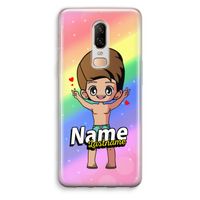 Chibi Maker man: OnePlus 6 Transparant Hoesje