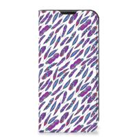 Samsung Galaxy Xcover 6 Pro | Hoesje met Magneet | Feathers Color