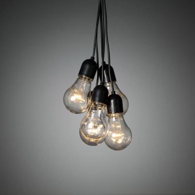 Konstsmide 2383-800 Lichtgordijn Binnen/buiten Energielabel: G (A - G) werkt op het lichtnet Aantal lampen 90 LED Barnsteen Verlichte lengte: 4.5 m