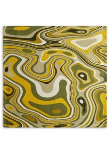 L'Objet serviettes de table Sateen Waves - Vert