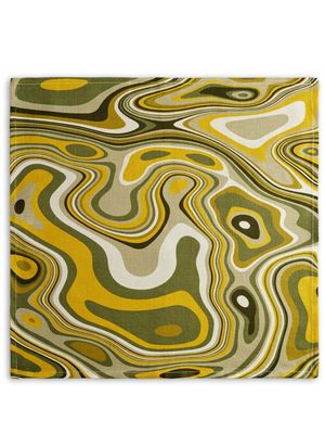 L'Objet serviettes de table Sateen Waves - Vert