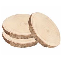 3x Woondecoratie houten boomschijf/boomschijven 29 x 3 cm - thumbnail