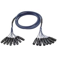 DAP FL60 Multikabel 8x XLR male naar 8x XLR female 6m