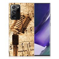 Samsung Galaxy Note20 Ultra Siliconen Hoesje met foto Bladmuziek - thumbnail