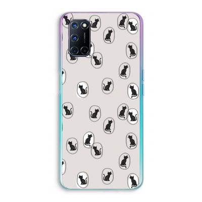 Miauw: Oppo A92 Transparant Hoesje