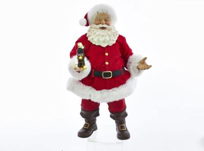 Kerstman coca cola met ledfles l26 - Kurt s adler