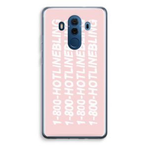 Hotline bling pink: Huawei Mate 10 Pro Transparant Hoesje