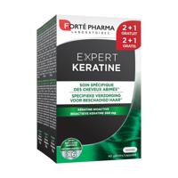 Forté Pharma Expert Keratine Voedingssupplement Beschadigd Haar 2+1 Gratis 120 Capsules