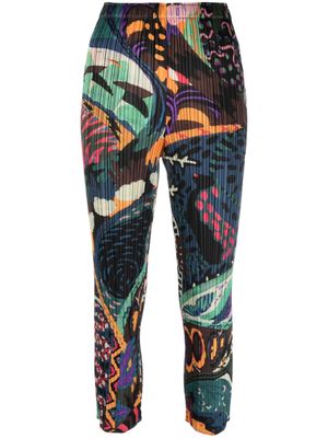 Pleats Please Issey Miyake Cropped plooibroek - Zwart