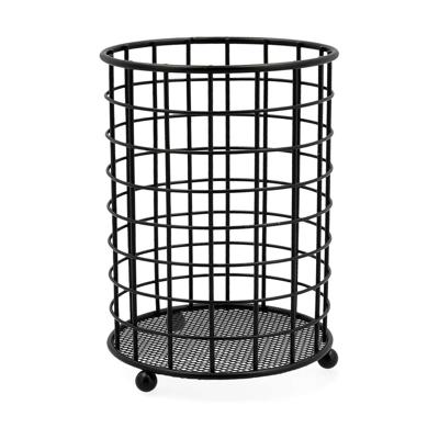 Standaard voor keukengerei Quid Ebano Metaal 12,5 x 12,5 x 16,5 cm