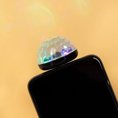 USB-C smartphone discolamp