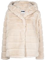 Apparis manteau Goldie en fourrure artificielle - Tons neutres