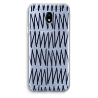 Marrakech Zigzag: Samsung Galaxy J3 (2017) Transparant Hoesje - thumbnail