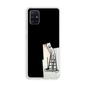 Musketon Painter: Galaxy A51 4G Transparant Hoesje