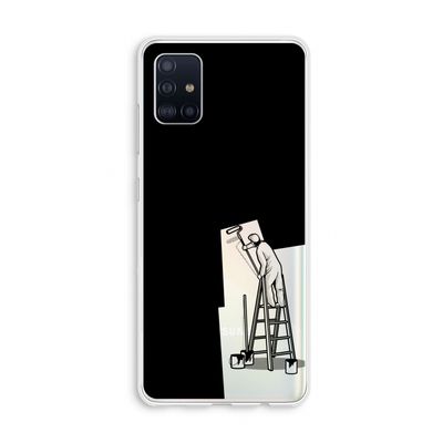 Musketon Painter: Galaxy A51 4G Transparant Hoesje