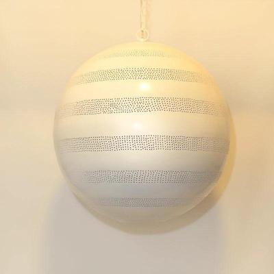 Hanglamp Aicha bol wit ø55cm