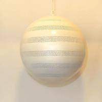 Hanglamp Aicha bol wit ø55cm