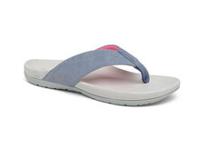Suecos dames slippers havsand denim