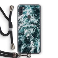 Zee golf: Samsung Galaxy A11 Transparant Hoesje met koord
