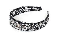 Haarband pailletten hoofdband zilver Haarband pailletten hoofdband zilver