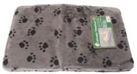 Kussen voor draadkooi grijs/paw 75x47 cm anti slip - Gebr de boon