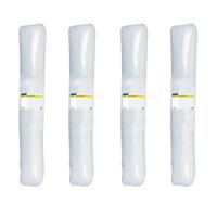 Noppenfolie/bubbeltjesfolie op rol 5 meter x 120 cm - 4x - Luchtkussenfolie - Bubbelfolie