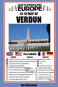 Historische Kaart 14 - 18 Map of Verdun (Battlefield map) | Eerste Wer