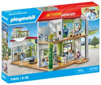 PLAYMOBIL Action Heroes - Modern ziekenhuis constructiespeelgoed 71615 - thumbnail