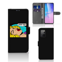 Samsung S10 Lite Wallet Case met Pasjes Popart Oh Yes