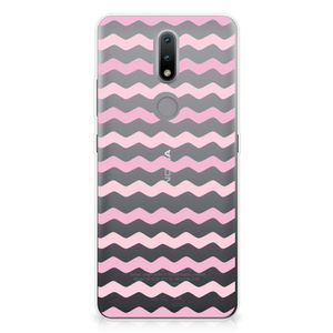 Nokia 2.4 TPU bumper Waves Roze