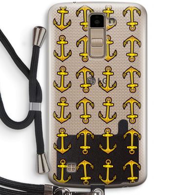 Musketon Anchor: LG K10 (2016) Transparant Hoesje met koord