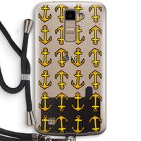 Musketon Anchor: LG K10 (2016) Transparant Hoesje met koord