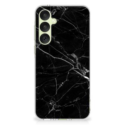 Samsung Galaxy A35 | TPU | Siliconen hoesje | Marmer Zwart - Origineel Cadeau Vader