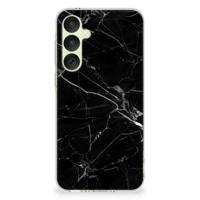 Samsung Galaxy A35 | TPU | Siliconen hoesje | Marmer Zwart - Origineel Cadeau Vader