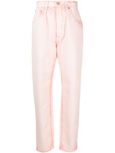 Alberta Ferretti jean cigarette à effet délavé - Rose