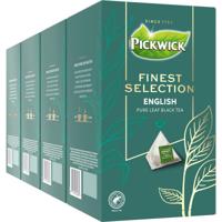 Pickwick thee finest selection, zwarte thee English, pak van 25 zakjes