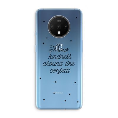 Confetti: OnePlus 7T Transparant Hoesje