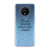 Confetti: OnePlus 7T Transparant Hoesje