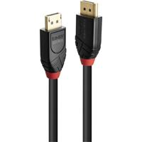 LINDY 41167 DisplayPort-kabel DisplayPort Aansluitkabel DisplayPort-stekker, DisplayPort-stekker 5.00 m Zwart 8K UHD, Vergulde steekcontacten