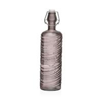 Waterfles Versa Grijs Glas Aluminium 1 L 8,2 X 30,6 X 8,2 CM