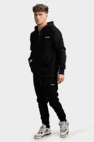 Richesse Zipper Trainingspak Heren Zwart - Maat S - Kleur: Zwart | Soccerfanshop