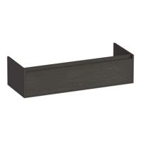 Brauer Hope - Onderkast - 120 cm - met 1 Softclose Lades Greeploos en 2 Sifon Uitsparingen Timber Anthracite