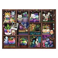 Ravensburger Legpuzzel cubby cats and succulents, 500st.