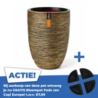 Vaas eleg laag rib d46xh58 zwart gd