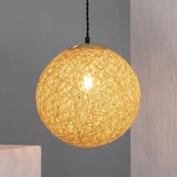 Hanglamp modern &apos;Vinta&apos; E27 fitting modern touwlamp rond 30 cm