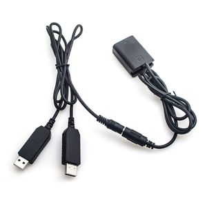 Caruba Sony NP-FW50 Full Decoding Dummy Battery + 5V 2A Dual USB Cable